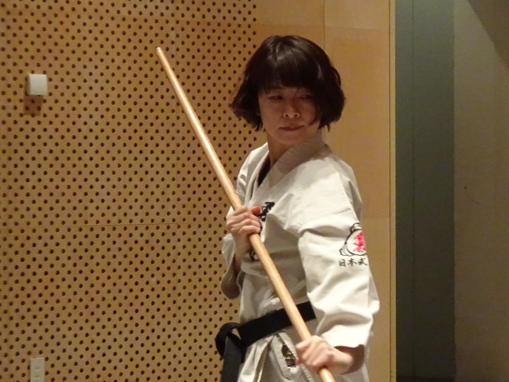 A short clip of Ryukyu Mura-Bojutsu. Kumi-bo, and Bisento (shirt blade  naginata) vs. a spear. #琉球村棒術, By Northern Karate Markham